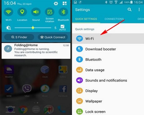 Hướng dẫn phát Wifi từ Galaxy S6, S6 EDGE