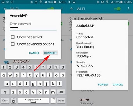 Hướng dẫn phát Wifi từ Galaxy S6, S6 EDGE