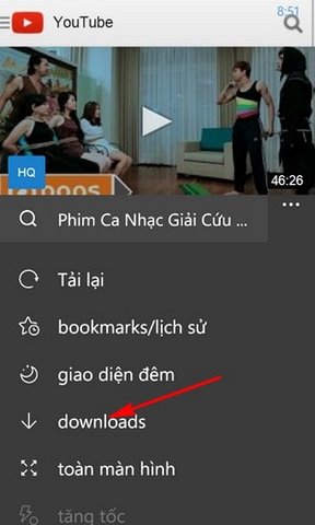 Hướng dẫn tải video Youtube bằng UC Browser trên Windows Phone