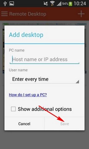 Điều khiển máy tính từ xa trên Android bằng Microsoft Remote Desktop