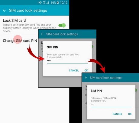 Hướng dẫn thiết lập và thay đổi mã PIN trên SIM Galaxy S6