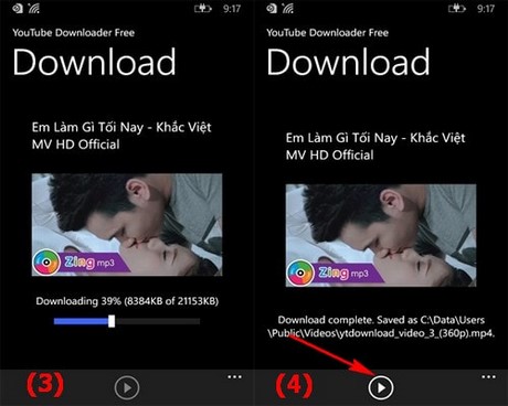 download video youtube cho Lumia