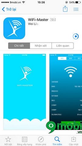 wifi master cho iphone