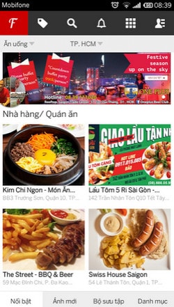 Top 5 ứng dụng tìm địa điểm ăn uống cho Android