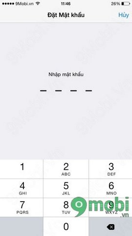 Cài mật khẩu cho iPhone, tạo mật khẩu khóa màn hình iPhone 6
