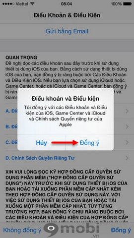 Cài iOS 9, setup nâng cấp iOS 9 cho iPhone iPad
