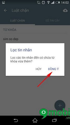 Chặn tin nhắn rác HTC, block SMS quảng cáo, lừa đảo trên HTC