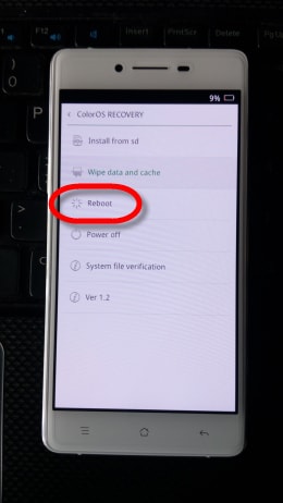 reset cung oppo r7 plus