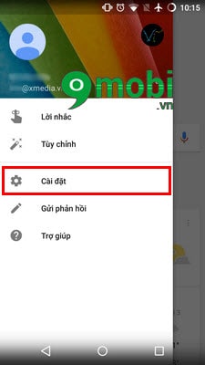 Thay đổi ngôn ngữ Google Now trên Android