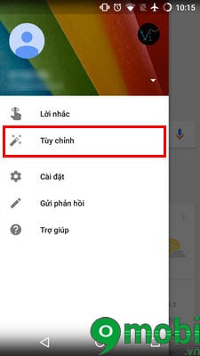 Tùy biến thẻ Google Now trên Android