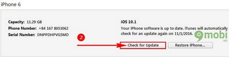 Hướng dẫn hạ cấp iOS 10.1 xuống iOS 10.0.2