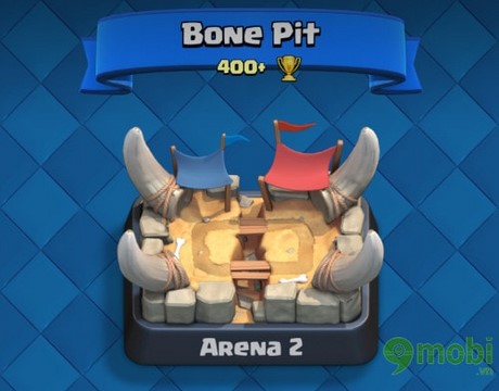 danh sach arena trong clash royale