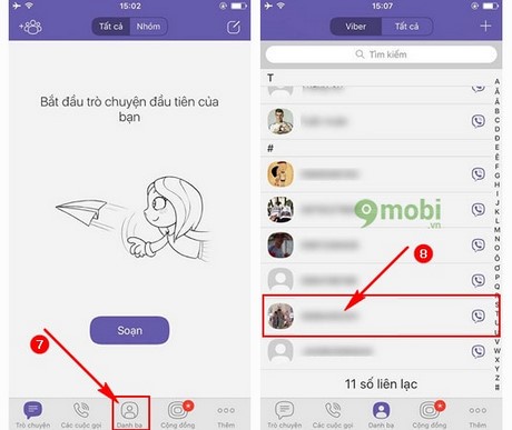 How to unhide chat viber