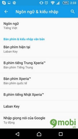 Đổi ngôn ngữ tiếng Việt cho Sony, sử dụng ngôn ngữ tiếng Việt
