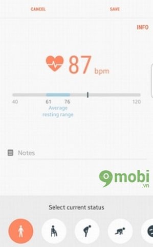 do Heart rate tren Samsung S7 Edge