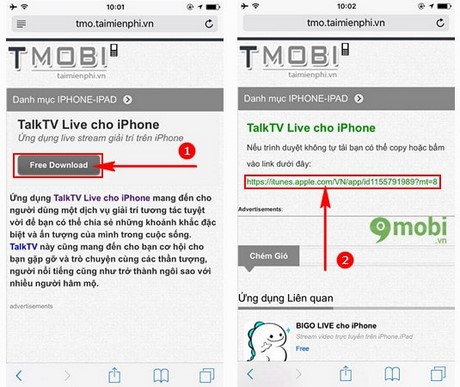 Cách cài TalkTV Live trên điện thoại, tải TalkTV Live