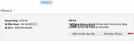 Cách hạ cấp iOS 9.3 xuống iOS 9.2.1