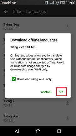 Dịch văn bản offline trên điện thoại bằng Microsoft Translator