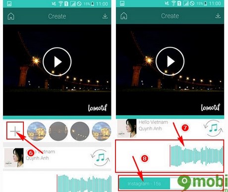 Tạo video ảnh trên iPhone, Android bằng Lomotif