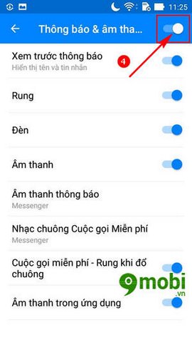 Facebook messenger cho Android