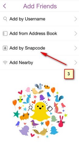 Thêm bạn bè trên Snapchat bằng cách quét Snapcode