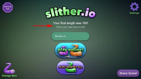 Slither.io cho iPhone