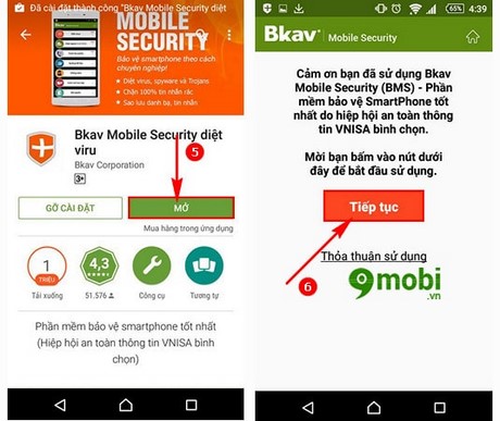 huong dan tai bkav mobile cho Android