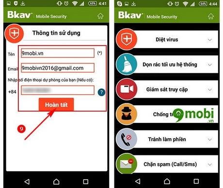 bkav mobile cho Android