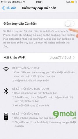 huong dan phat wifi iphone 7