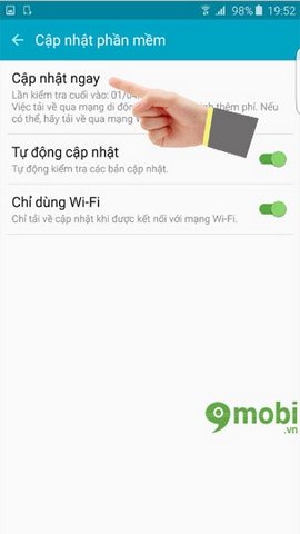 cach update android 6.0 cho samsung
