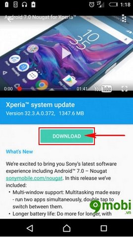cach update android 7.0