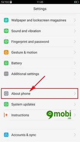 update android cho oppo f1s
