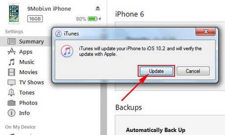 Cách hạ cấp iOS 10.2.1 xuống iOS 10.2