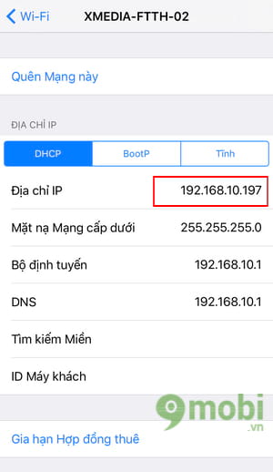 Cài IP tĩnh cho iPhone, thiết lập IP tĩnh khi kết nối wifi trên iPhone