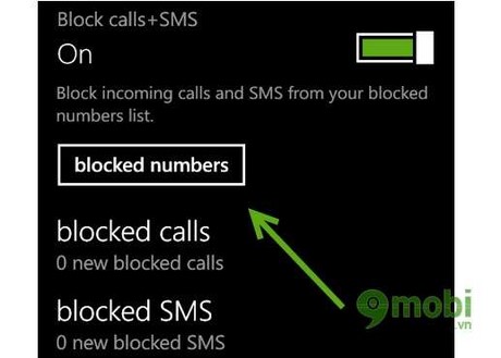 Chặn cuộc gọi Winphone, chặn tin nhắn Lumia, chặn sms Lumia