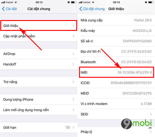 Cách kiểm tra số IMEI trên iPhone và Android - TekZone.vn