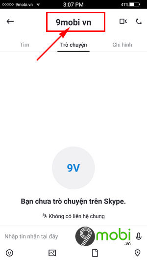 them ban skype tren dien thoai