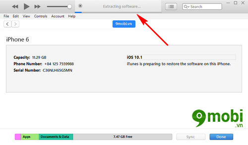 cach update ioS 11 cho iPad bang Itunes