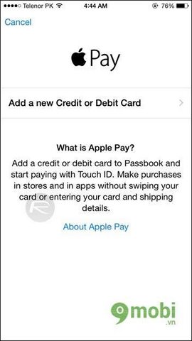 cach dung apple pay