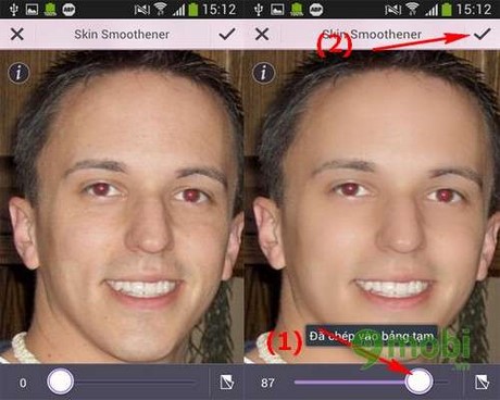 Làm mịn da bằng YouCame Makeup trên Android