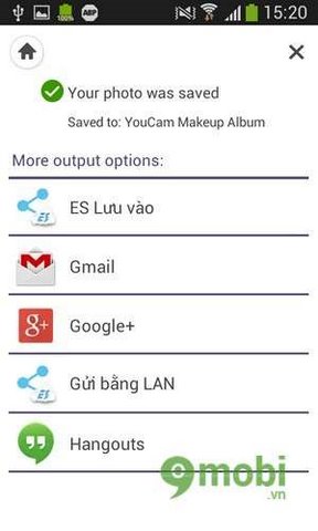 Làm mịn da bằng YouCame Makeup trên Android
