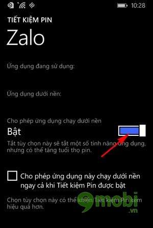 Sửa lỗi không nhận được cuộc gọi Zalo khi khóa máy trên điện thoại Lumia