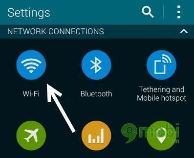 Samsung Galaxy S5 - Cách hẹn giờ bật tắt Wifi
