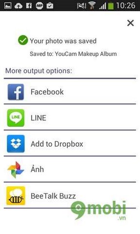 Tẩy mụn, nốt ruồi bằng YouCam Perfect trên Android