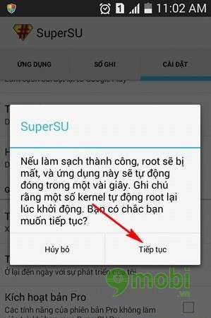 Unroot nhanh bằng Super Su cho mọi thiết bị Android