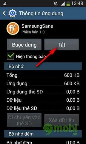 tat ung dung khong can thiet tren android