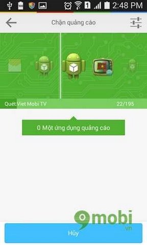 chan quang cao bang lbe security master tren android