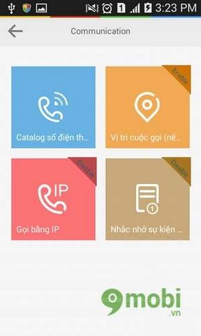 cong cu lien lac cua lbe security master 5 for android