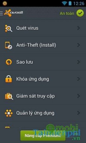 ứng dụng bảo mật và diệt virut cho android