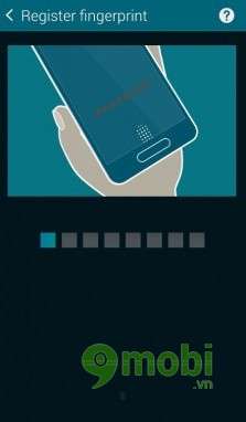 Galaxy S5 - Cài đặt cảm biến dấu vân tay
